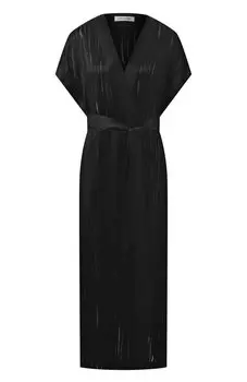 Халат из вискозы и шелка Luna Di Seta