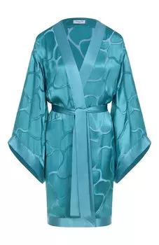 Халат из вискозы и шелка Luna Di Seta
