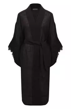 Халат изо льна и вискозы Maurizio