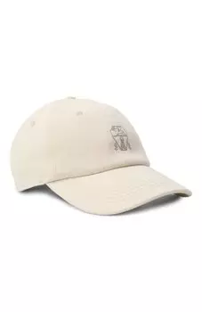 Хлопковая бейсболка Brunello Cucinelli