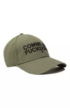 Хлопковая бейсболка Comme des Fuckdown