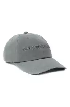 Хлопковая бейсболка Emporio Armani