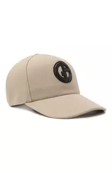 Хлопковая бейсболка Giorgio Armani