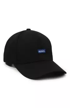 Хлопковая бейсболка HUGO Blue