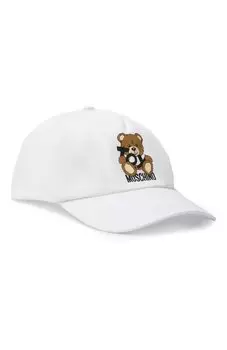 Хлопковая бейсболка Moschino