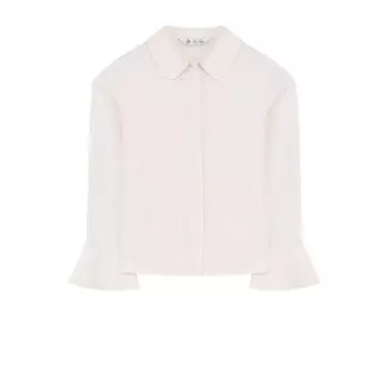 Хлопковая блуза с оборками Loro Piana