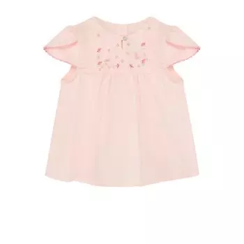 Хлопковая блуза с вышивкой Tartine Et Chocolat