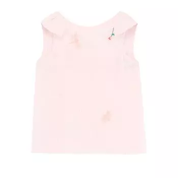 Хлопковая блуза с вышивкой Tartine Et Chocolat