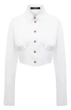 Хлопковая блузка Balmain
