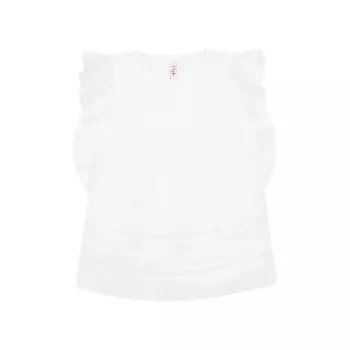 Хлопковая блузка без рукавов Il Gufo