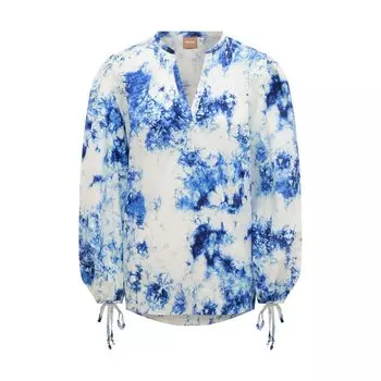 Хлопковая блузка BOSS