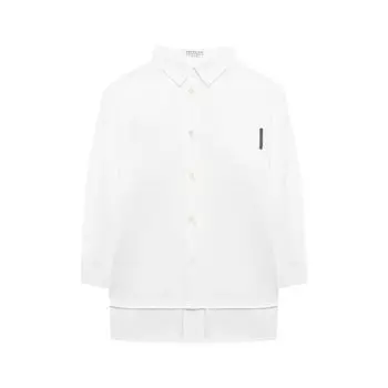 Хлопковая блузка Brunello Cucinelli