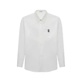 Хлопковая блузка Brunello Cucinelli
