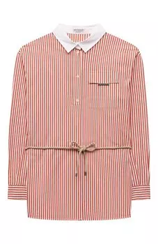 Хлопковая блузка Brunello Cucinelli