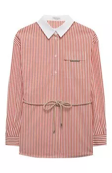 Хлопковая блузка Brunello Cucinelli