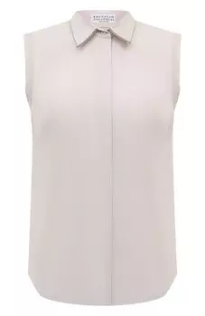 Хлопковая блузка Brunello Cucinelli