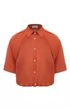 Хлопковая блузка Brunello Cucinelli