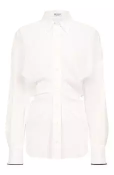 Хлопковая блузка Brunello Cucinelli
