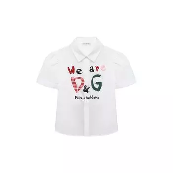 Хлопковая блузка Dolce &amp; Gabbana