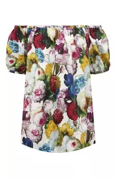 Хлопковая блузка Dolce & Gabbana