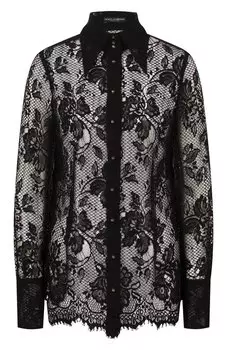 Хлопковая блузка Dolce & Gabbana