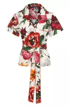 Хлопковая блузка Dolce & Gabbana