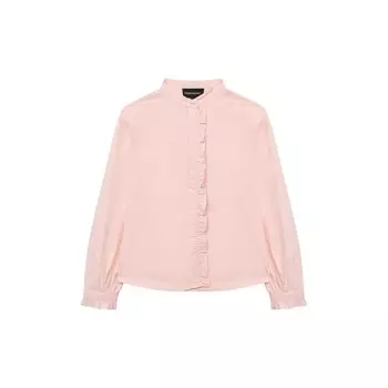 Хлопковая блузка Emporio Armani