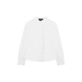 Хлопковая блузка Emporio Armani