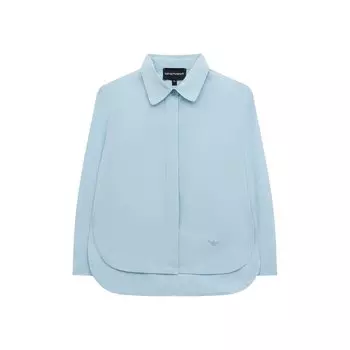 Хлопковая блузка Emporio Armani