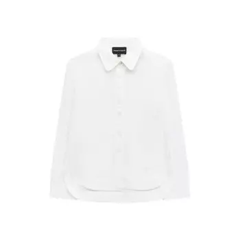 Хлопковая блузка Emporio Armani