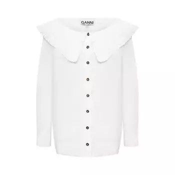Хлопковая блузка Ganni