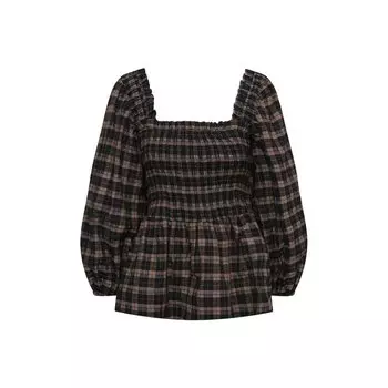 Хлопковая блузка Ganni