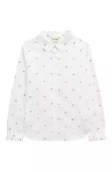 Хлопковая блузка Gucci