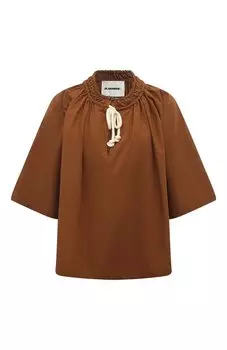 Хлопковая блузка Jil Sander