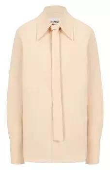 Хлопковая рубашка Jil Sander