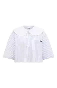 Хлопковая блузка Miu Miu