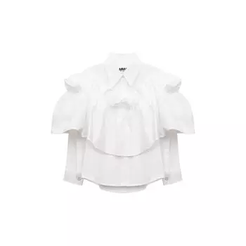 Хлопковая блузка MM6