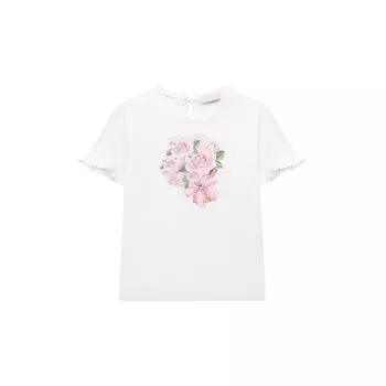 Хлопковая блузка Monnalisa