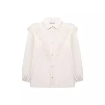 Хлопковая блузка Monnalisa