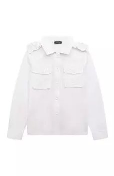 Хлопковая блузка Monnalisa