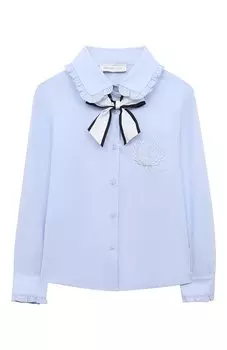 Хлопковая блузка Monnalisa