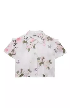 Хлопковая блузка Monnalisa