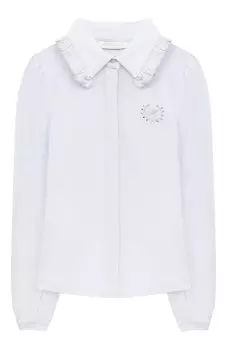 Хлопковая блузка Monnalisa