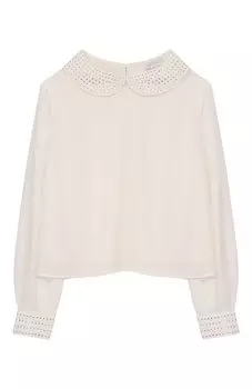 Хлопковая блузка Monnalisa