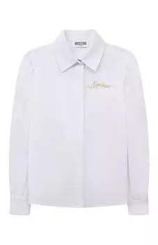 Хлопковая блузка Moschino