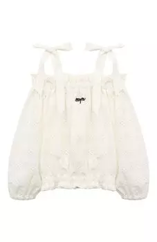 Хлопковая блузка MSGM kids