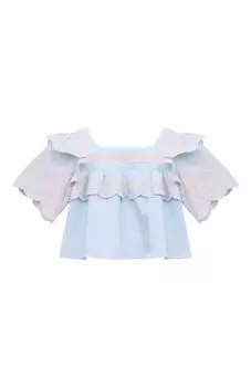 Хлопковая блузка Stella McCartney
