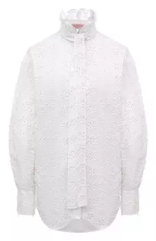Хлопковая блузка Valentino