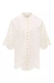 Хлопковая блузка Zimmermann