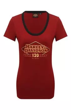 Хлопковая футболка 120th Anniversary Harley-Davidson